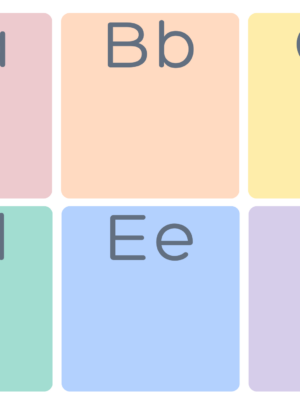 ABC Blank Prayer cards